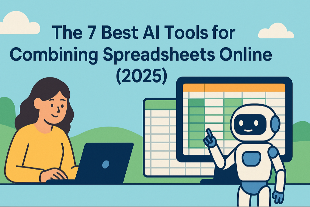 The 7 Best AI Tools for Combining Spreadsheets Online